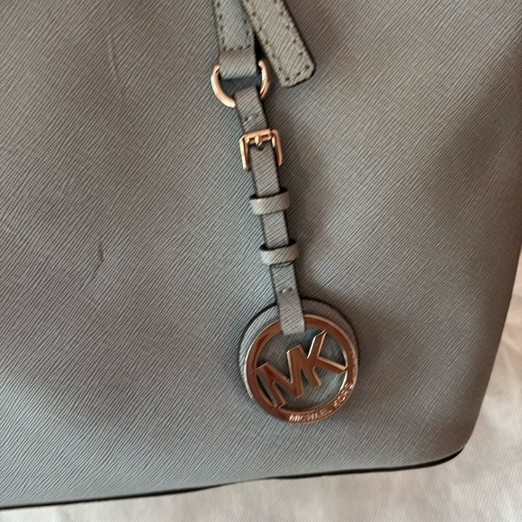 MICHAEL Michael Kors Blue Studded Tote - Picture 12 of 13